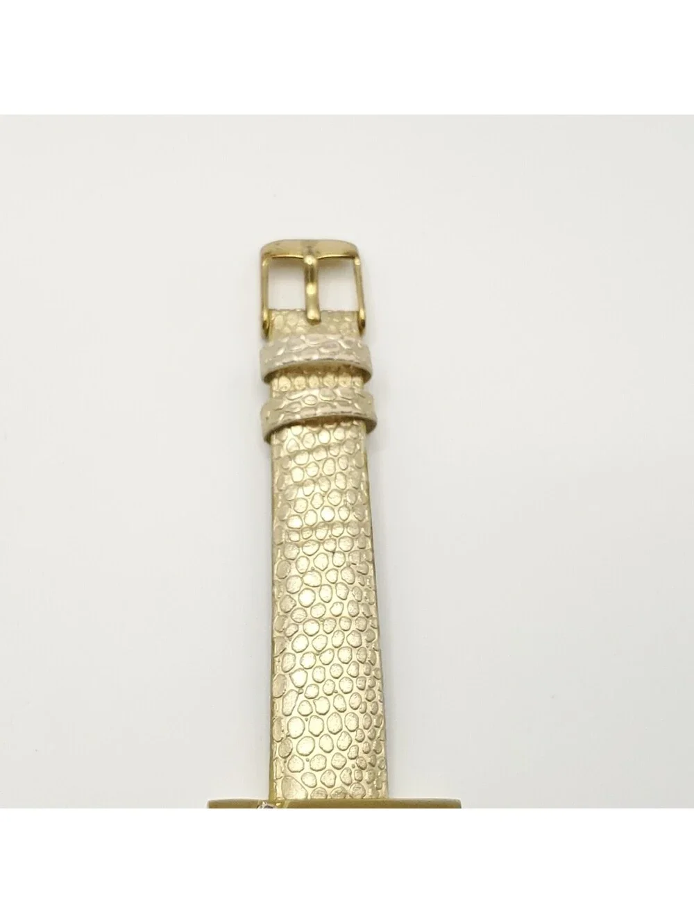 Elizabeth Taylor Quartz Womens Watch 29mm Square Gold Tone New Battery